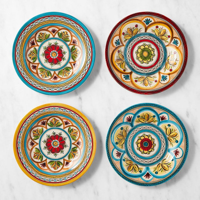 Solera Mixed Salad Plates, Set of 4