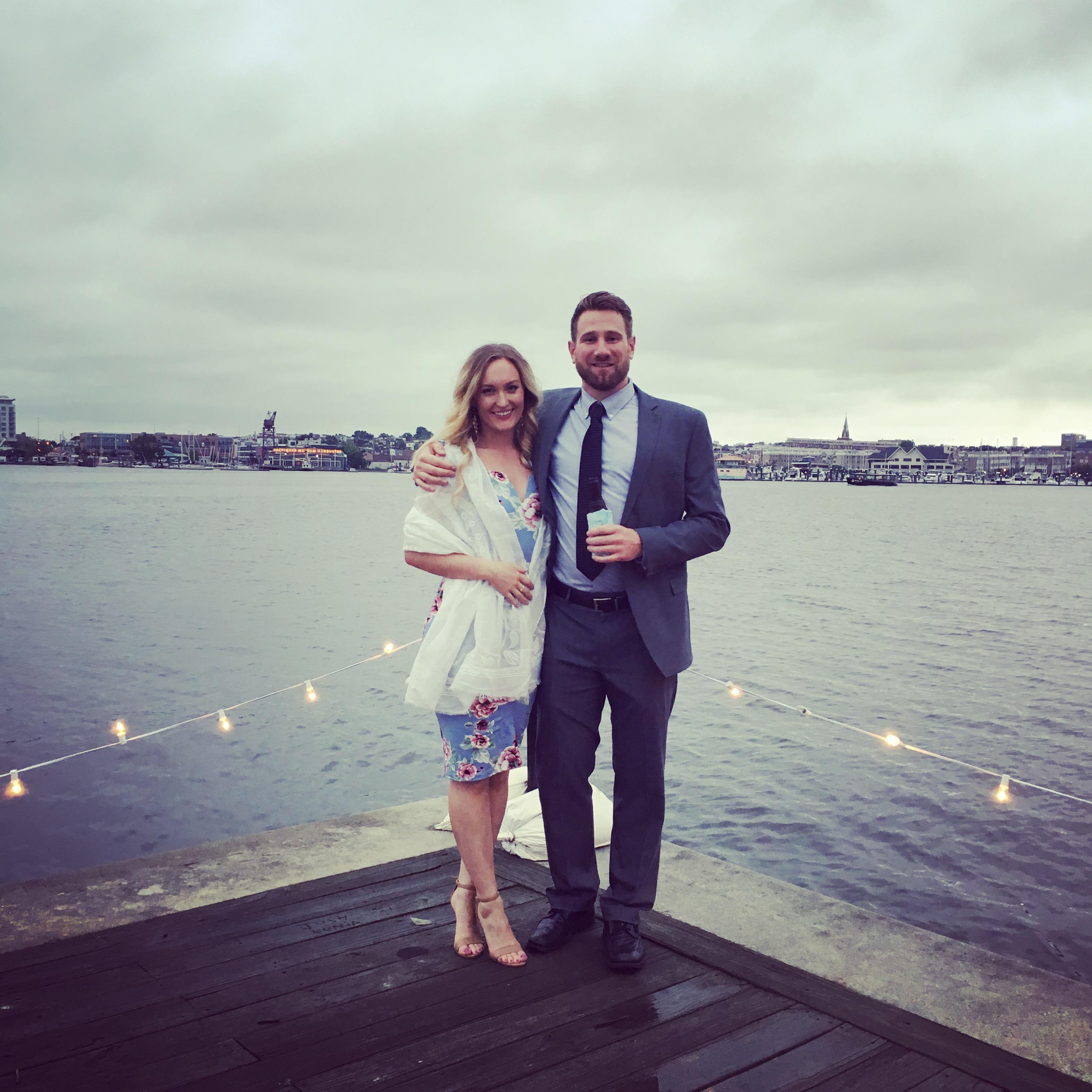 Wedding in Downtown Baltimore (told you we are really good at attending weddings). May, 2017
