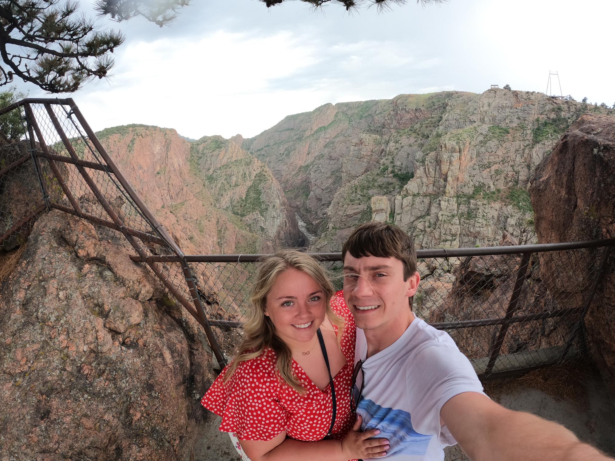 Royal Gorge Bridge in the rain ⛈