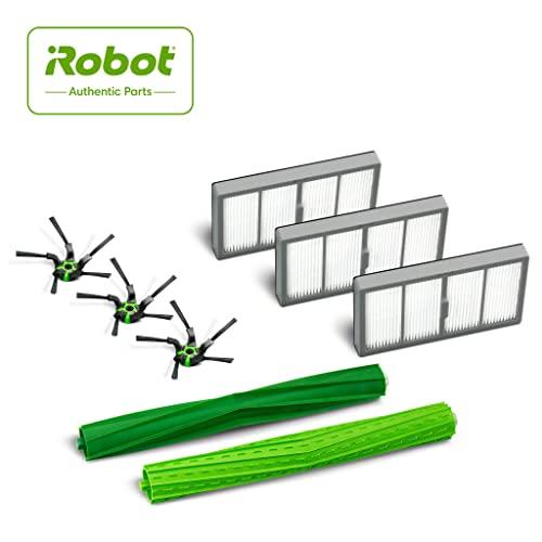 iRobot Authentic Replacement Parts- Roomba s Series Replenishment Kit, (3 filters, 3 Corner Brushes, 1 Set of Multi-Surface Rubber Brushes),Green - 4646124