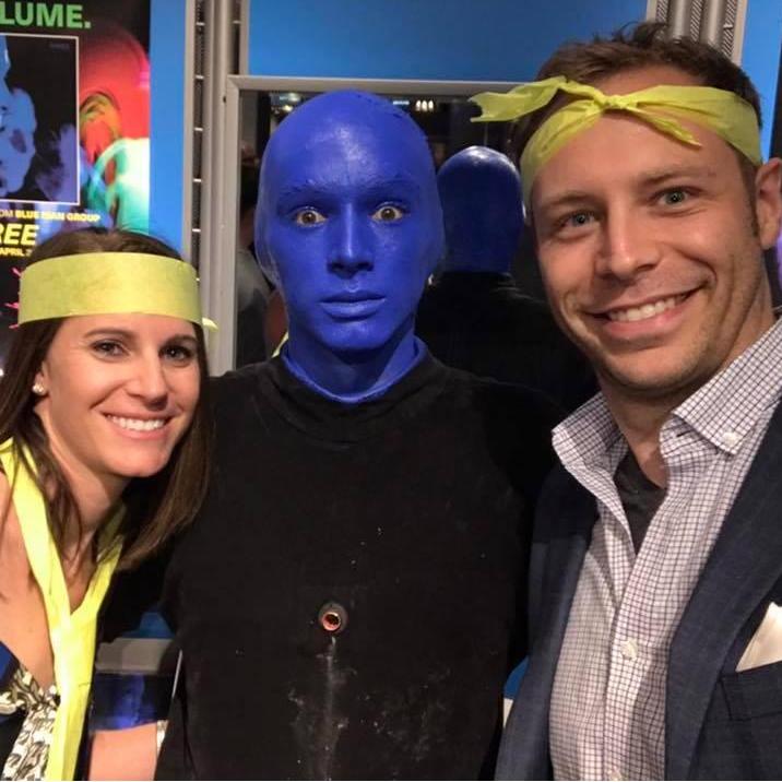 Blue Man Group in Vegas!