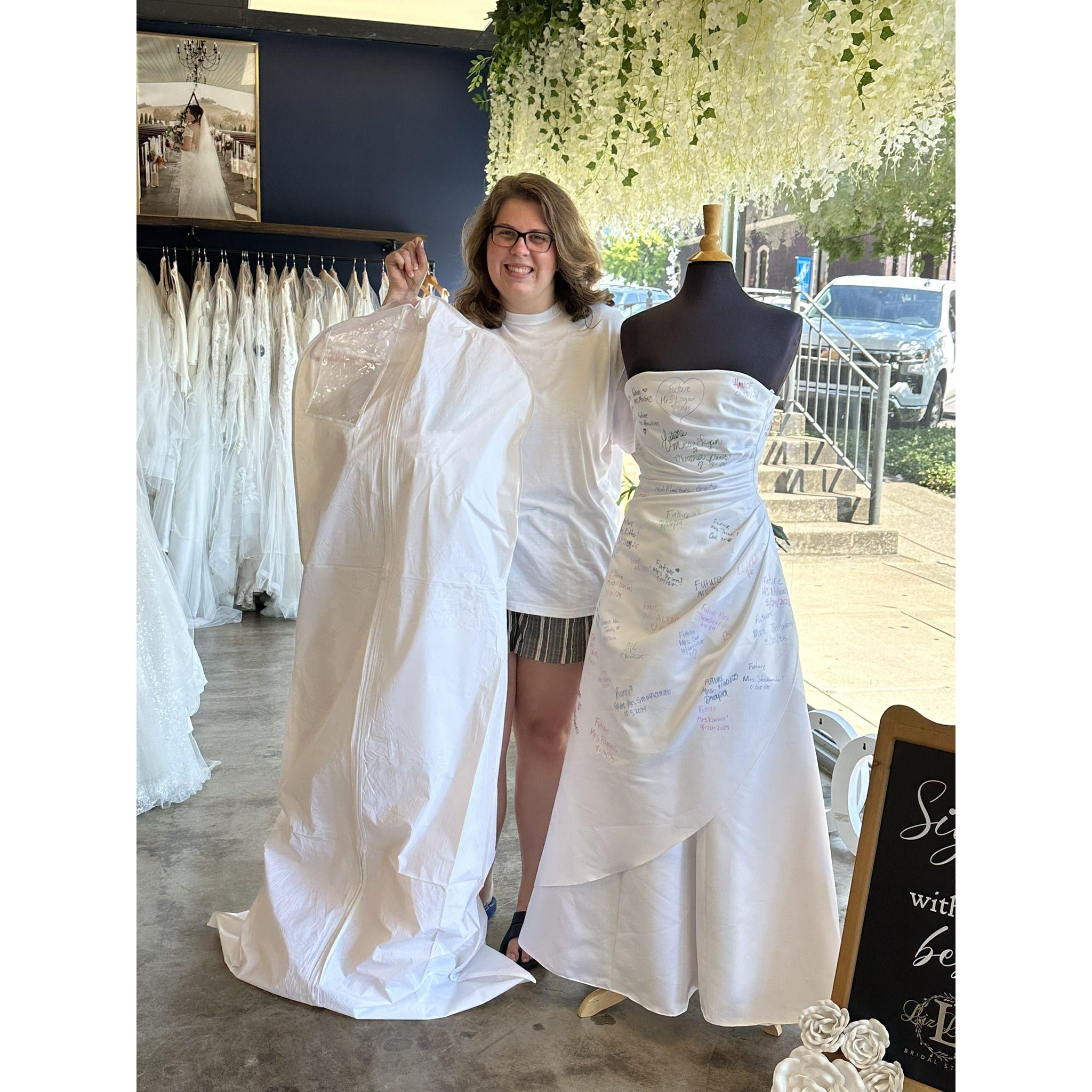 "YES!" to the dress! 8/31/2024