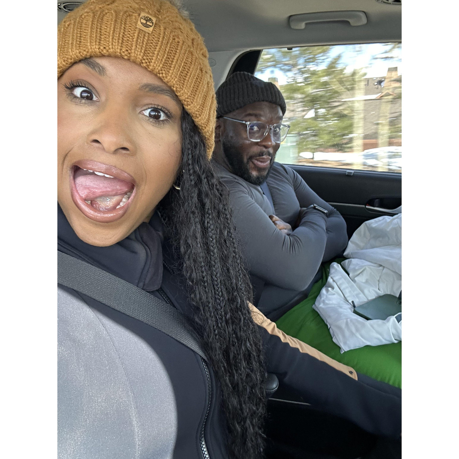 Clowning around in the car