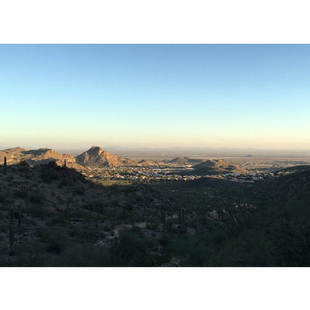 A favorite hiking spot in Phoenix, South Mountain (Nov 2018)