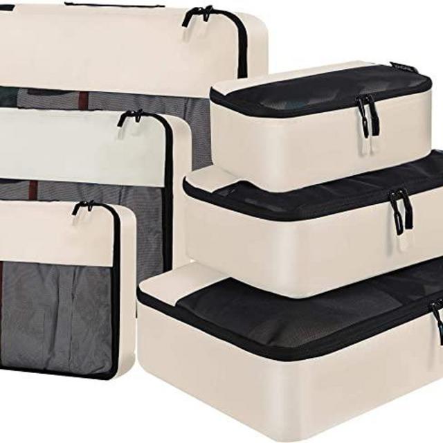 BAGAIL 6 Set / 8 Set Packing Cubes Luggage Packing Organizers for Travel Accessories