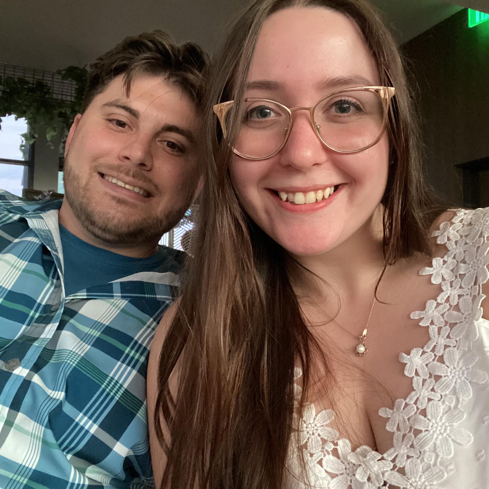 The night we got engaged!