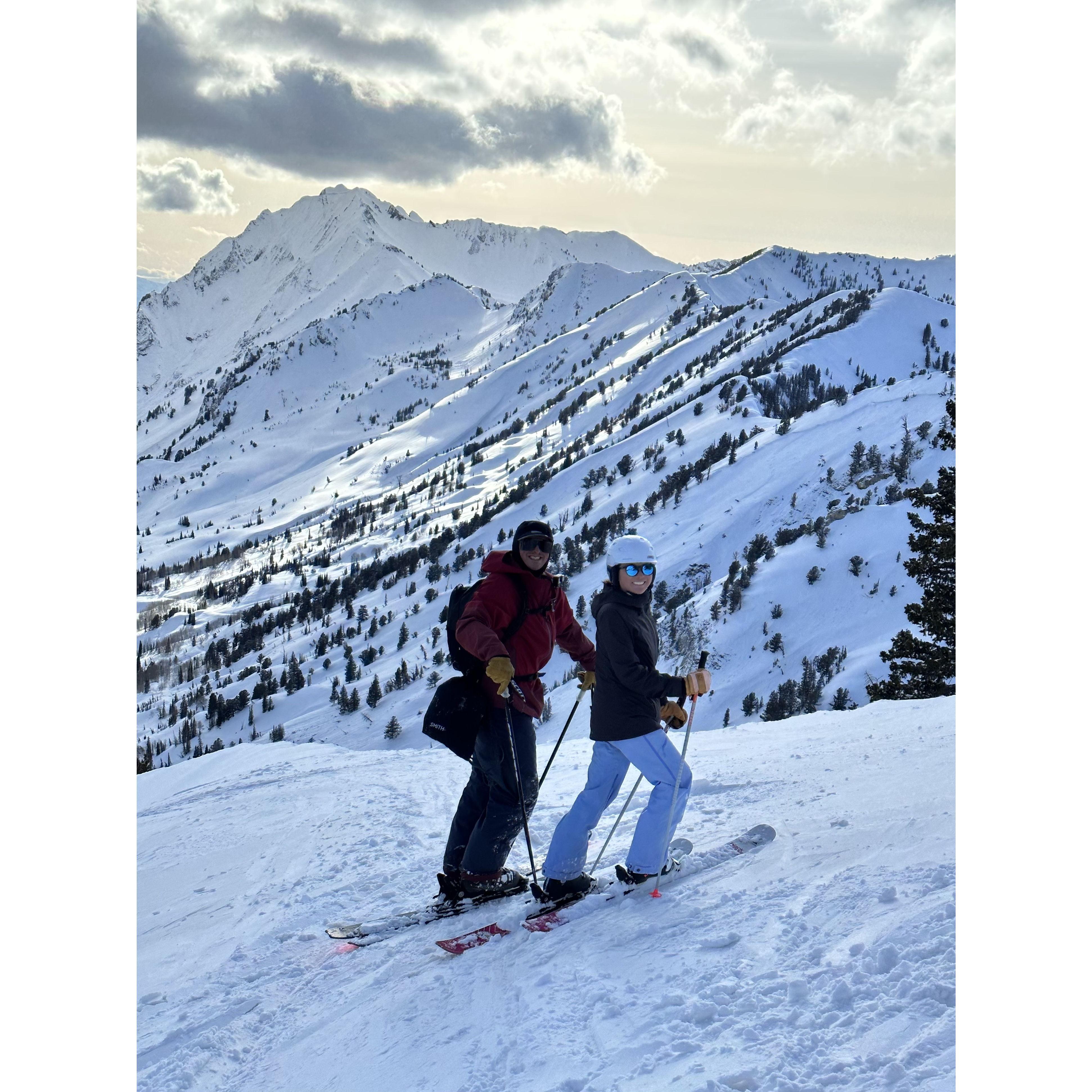 Our first back country day in Utah