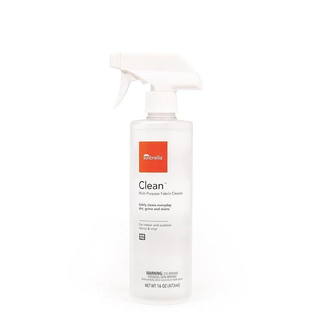 Sunbrella Clean Multi-Purpose Fabric Cleaner | All-in-One Solution for Water-Safe Fabrics and Vinyl | Upholstery Cleaner, Removes Stains & Spills | Non-PFAS | 16 fl oz