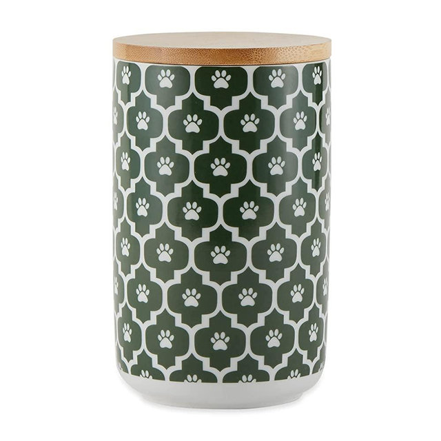 Bone Dry Lattice Collection Pet Bowl & Canister, Canister