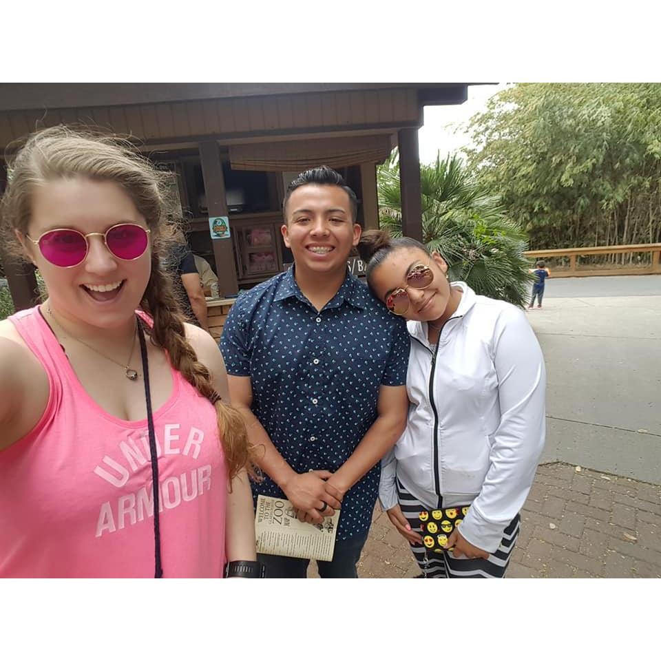 Brandy, Daniel, and his little sister Karlee.  A day at the zoo.