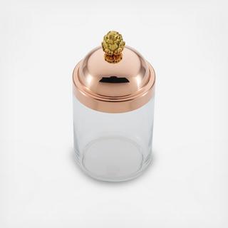 Large Canister with Copper Lid