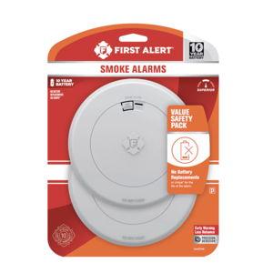 First Alert 10-Year Battery-operated Photoelectric Smoke Detector (2-Pack)
