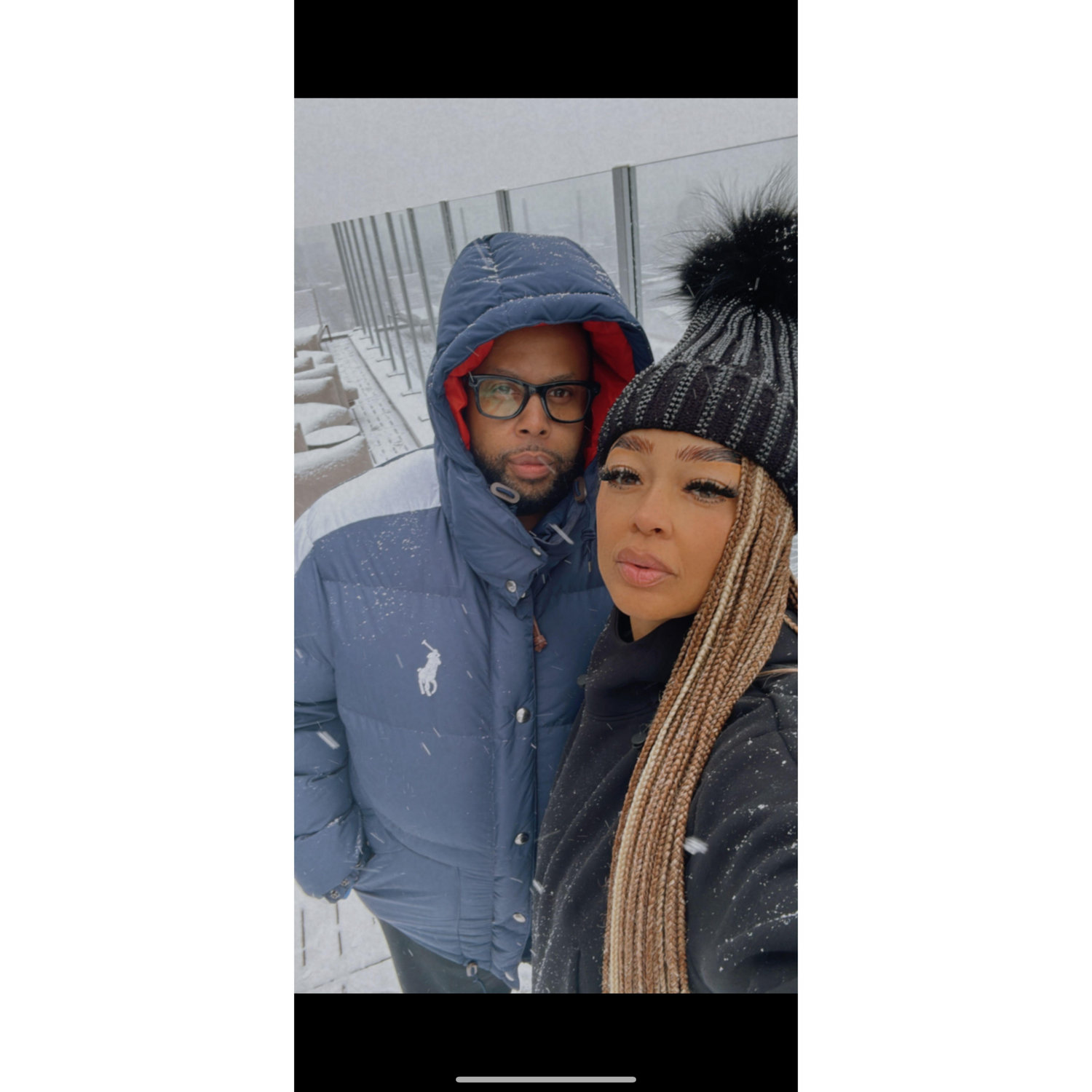 Our first snow day together☃️