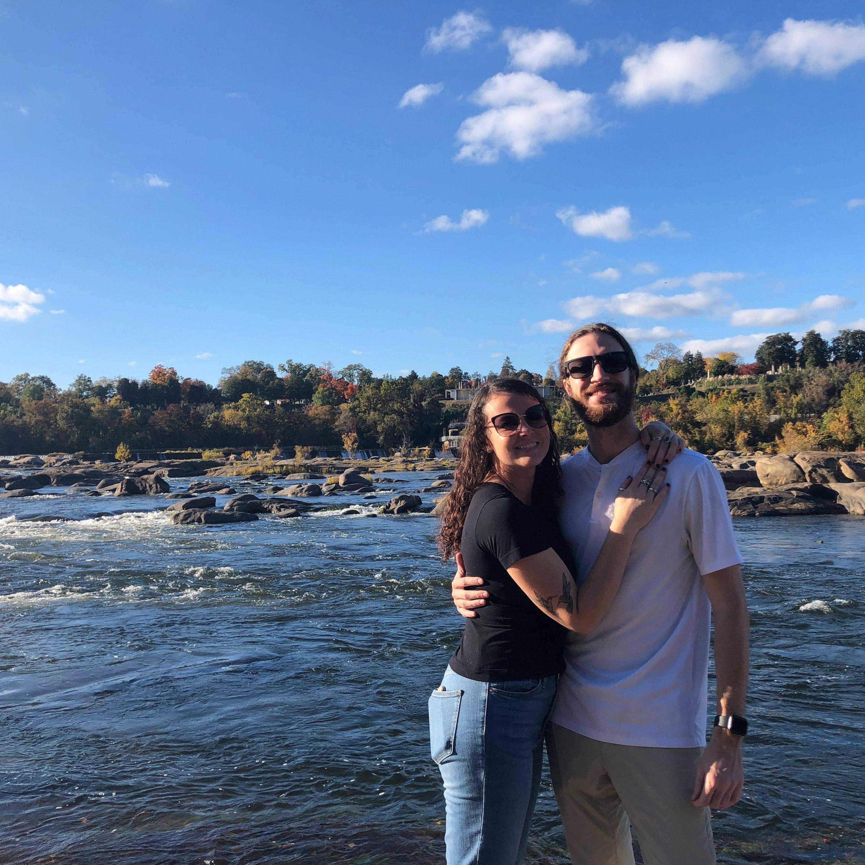 Isabelle's first trip to visit Dylan during the long-distance! A beautiful day at Belle Isle