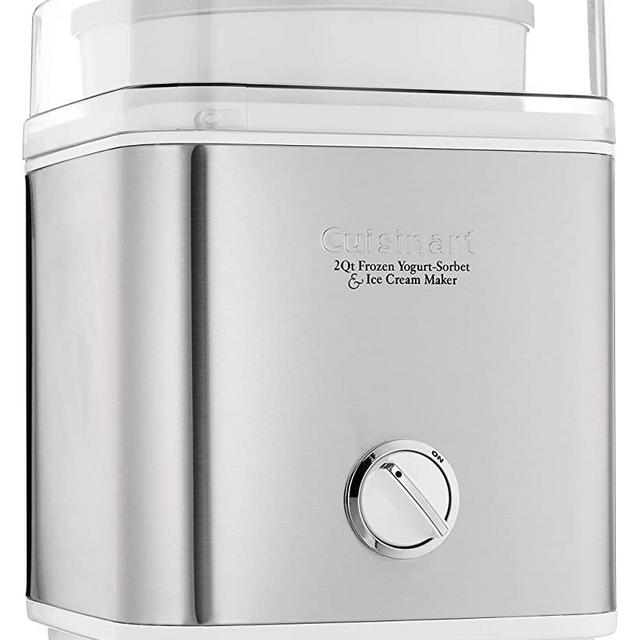 Cuisinart ICE-30W Pure Indulgence Frozen Yogurt Sorbet & Ice Cream Maker, 2 Quart, White