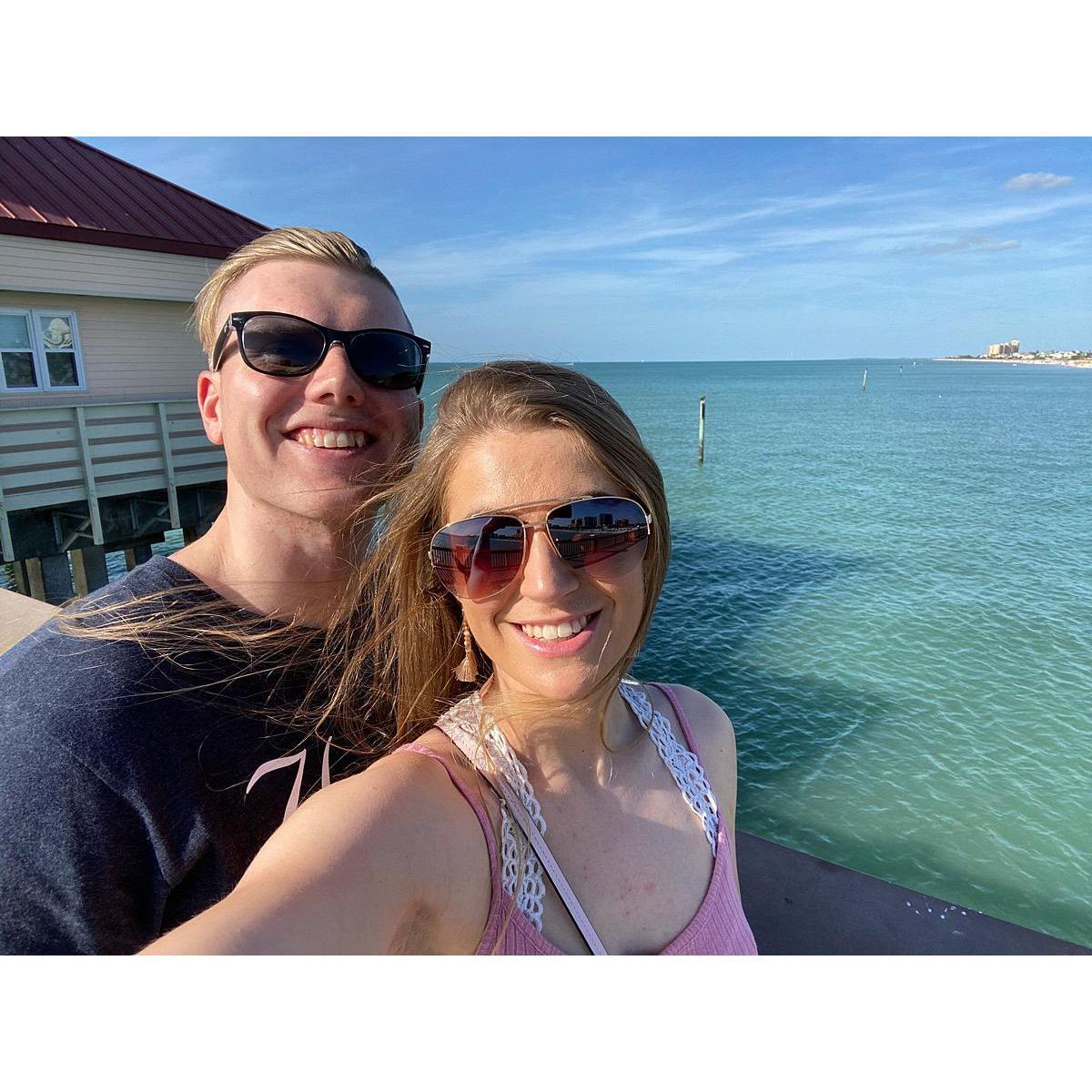 Our first Florida trip together in January 2020. Little did we know we'd be moving six months later