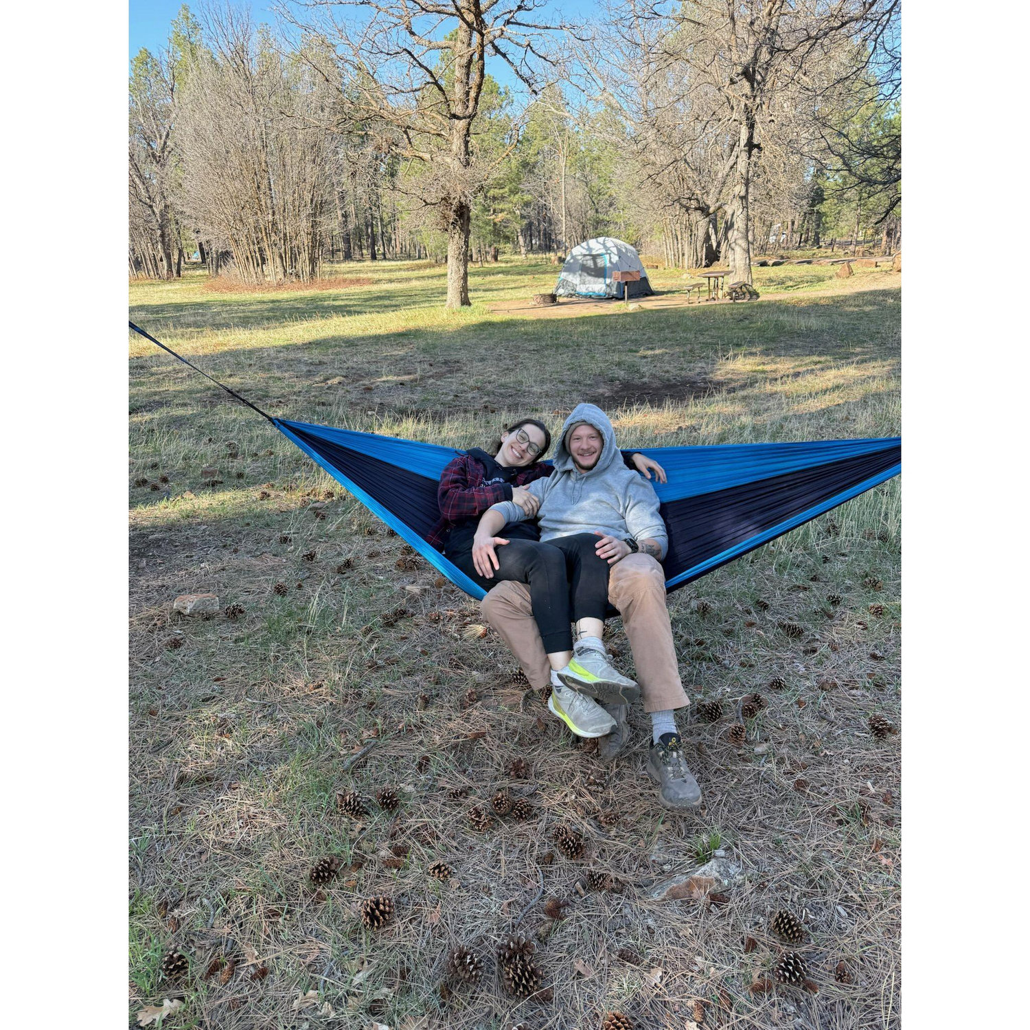 Our first time camping :)