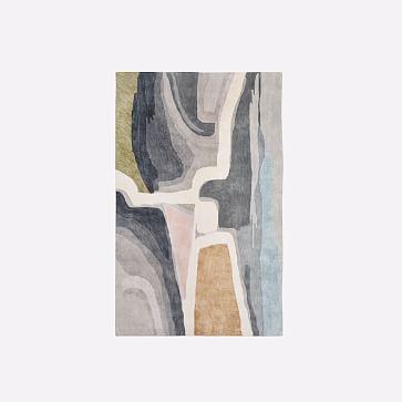 Nightscape Rug, Iron, 5'x8'