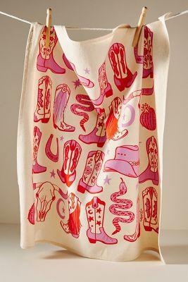 Calhoun & Co. Hey Cowgirl Oversized Dish Towel