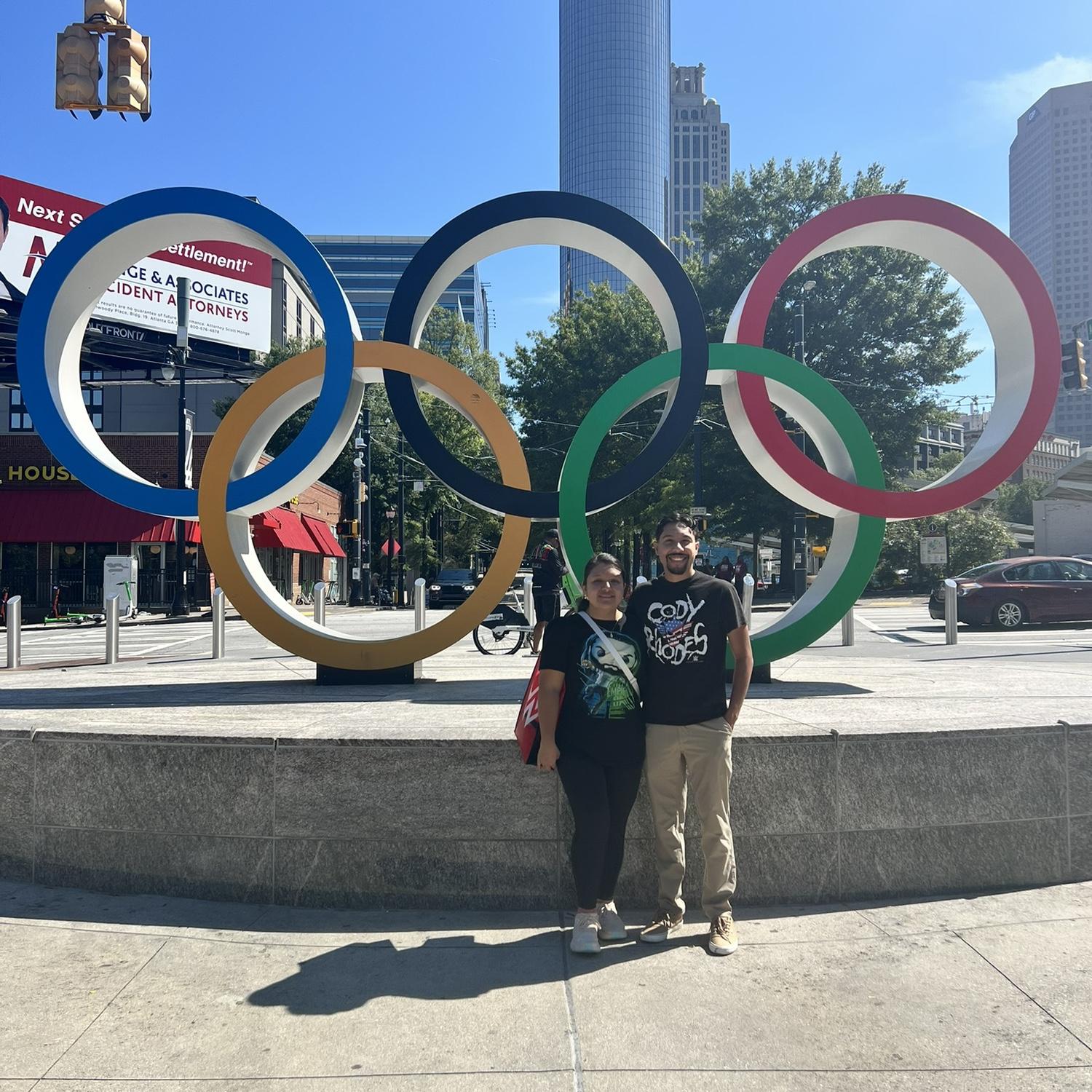 Carlos surprised me with a trip to Atlanta, GA, and tickets to our first WWE PPV event. / Carlos me sorprendió con un viaje a Atlanta, GA, y boletos para nuestro primer evento de pago por evento (PPV) de la WWE.