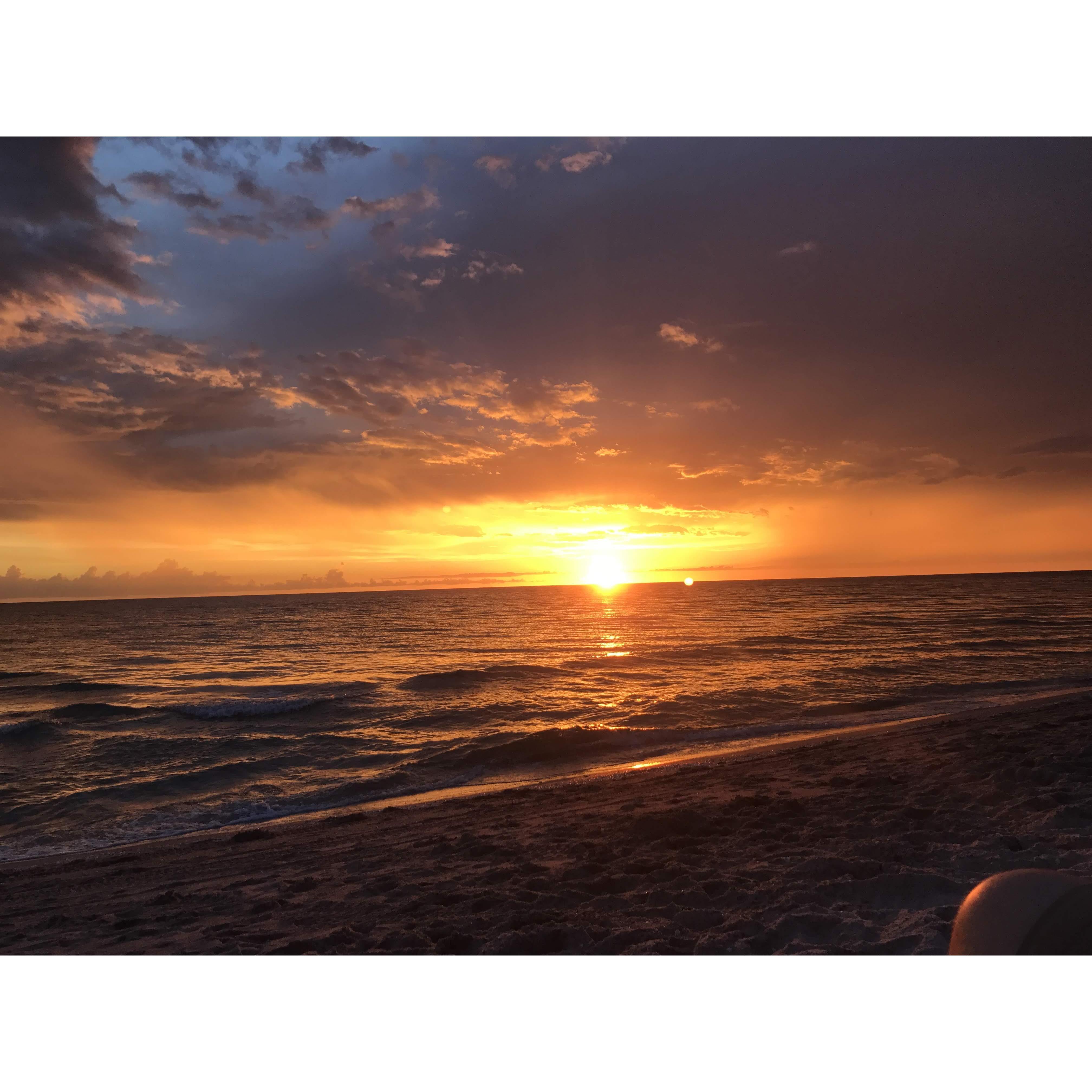 Our first sunset June 2017