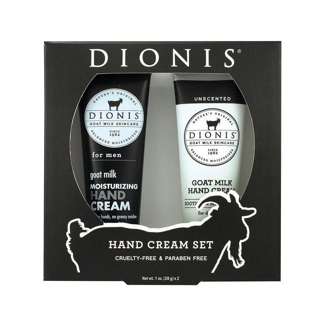 Dionis Men's Goat Milk Hand Cream Duo Set, 2 Piece
