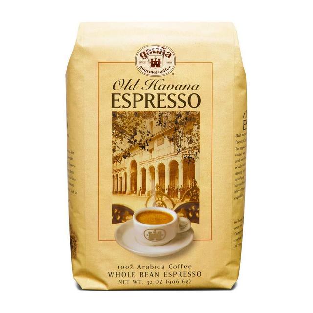 Gavina Old Havana Espresso, Whole Bean, 100% Arabica Coffee, 32-Ounce