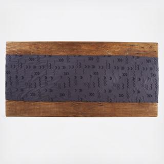 Abstract Embroidered Voile Table Runner