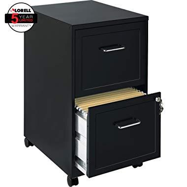 Lorell File Cabinet, Black