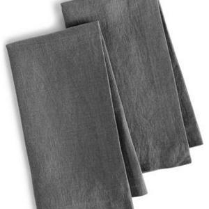 Hotel Collection - Linen 2-Pc. Modern Gray Napkins, Created for Macy's