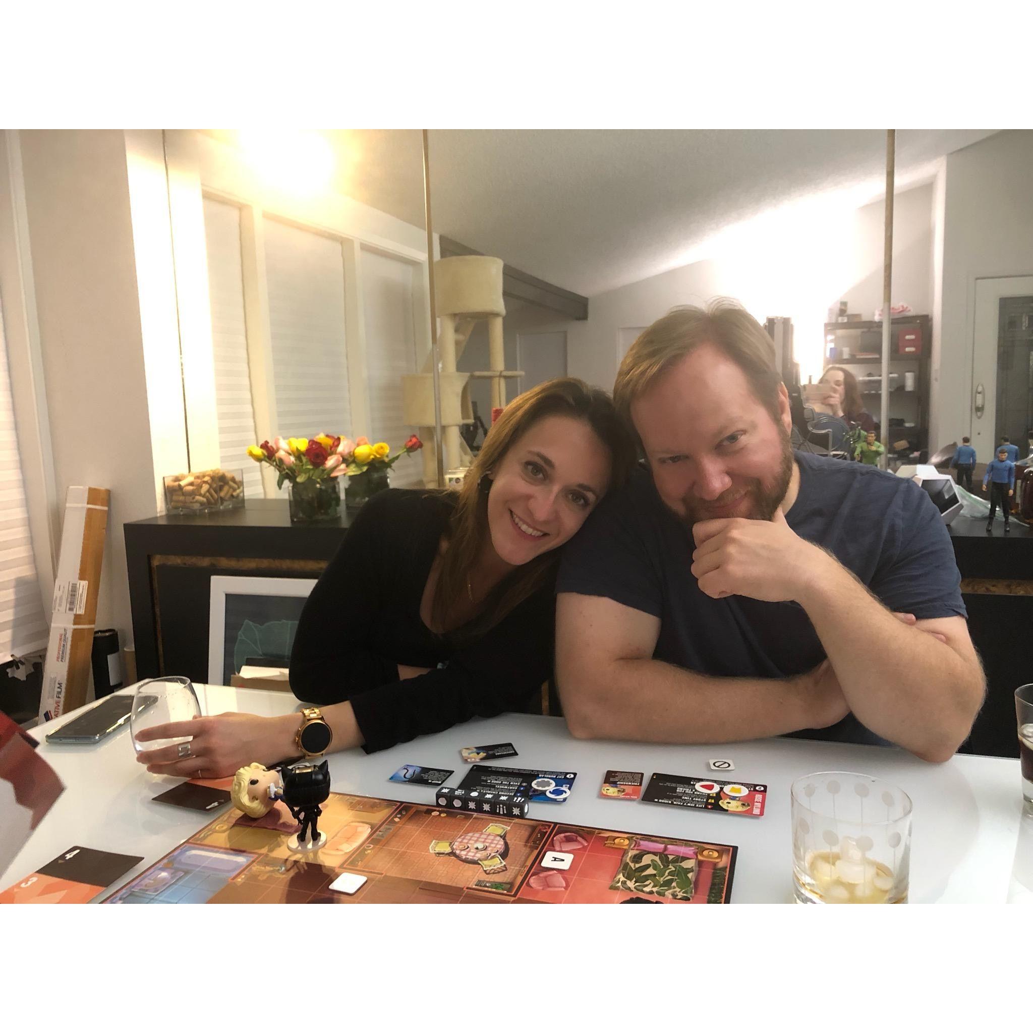 Board games with friends