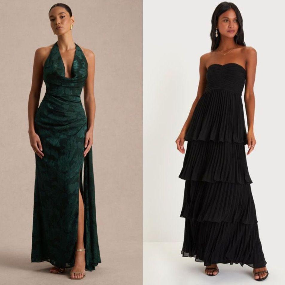 Long evening gowns, Vestidos largos para las damas