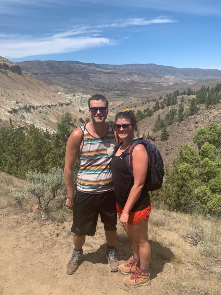 Our first camping/hiking trip together in Eastern Oregon