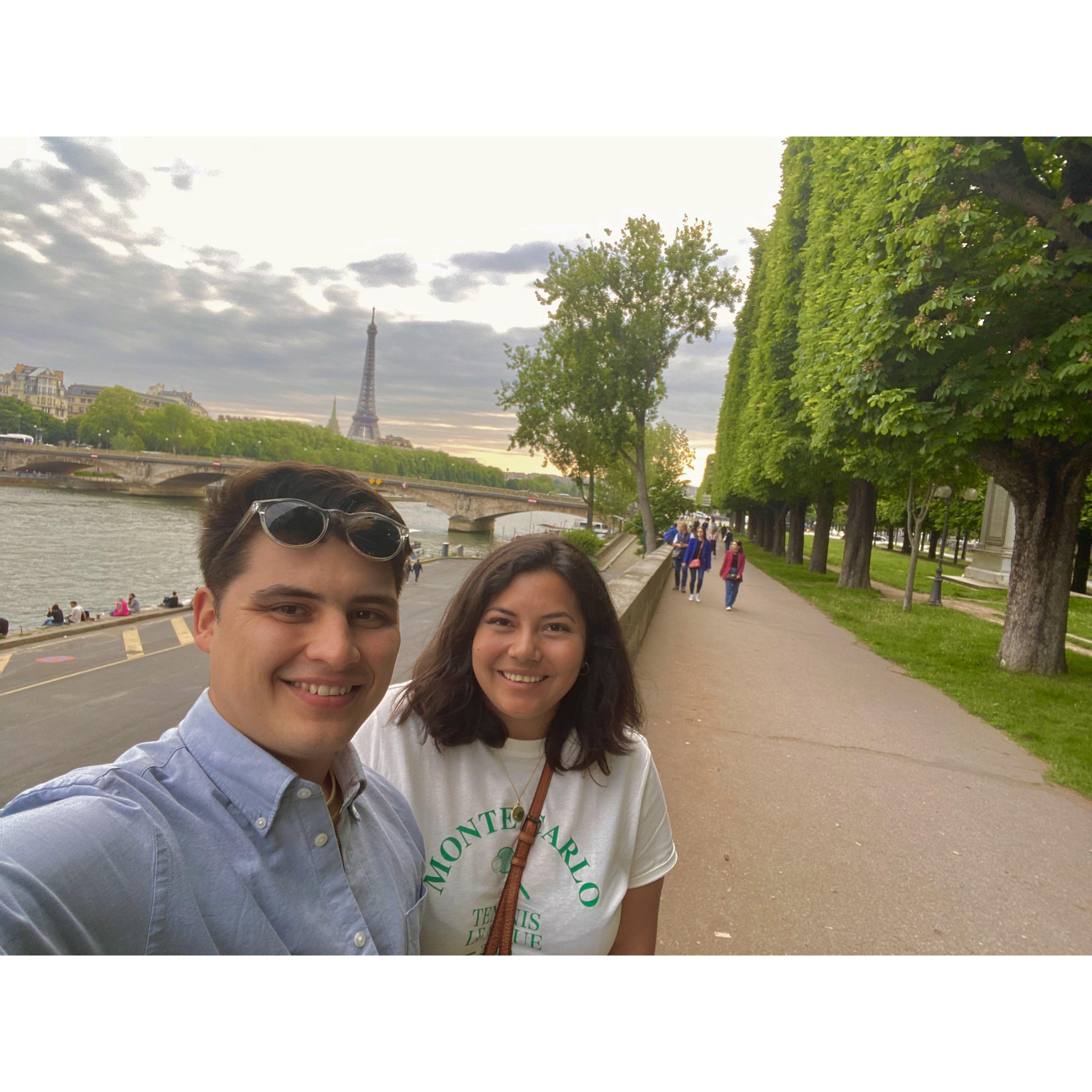 The first time we went to Europe together, we fell in love with Paris and hope to return soon!
