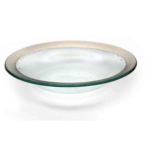 Annieglass Platinum Roman Antique Deep Bowl