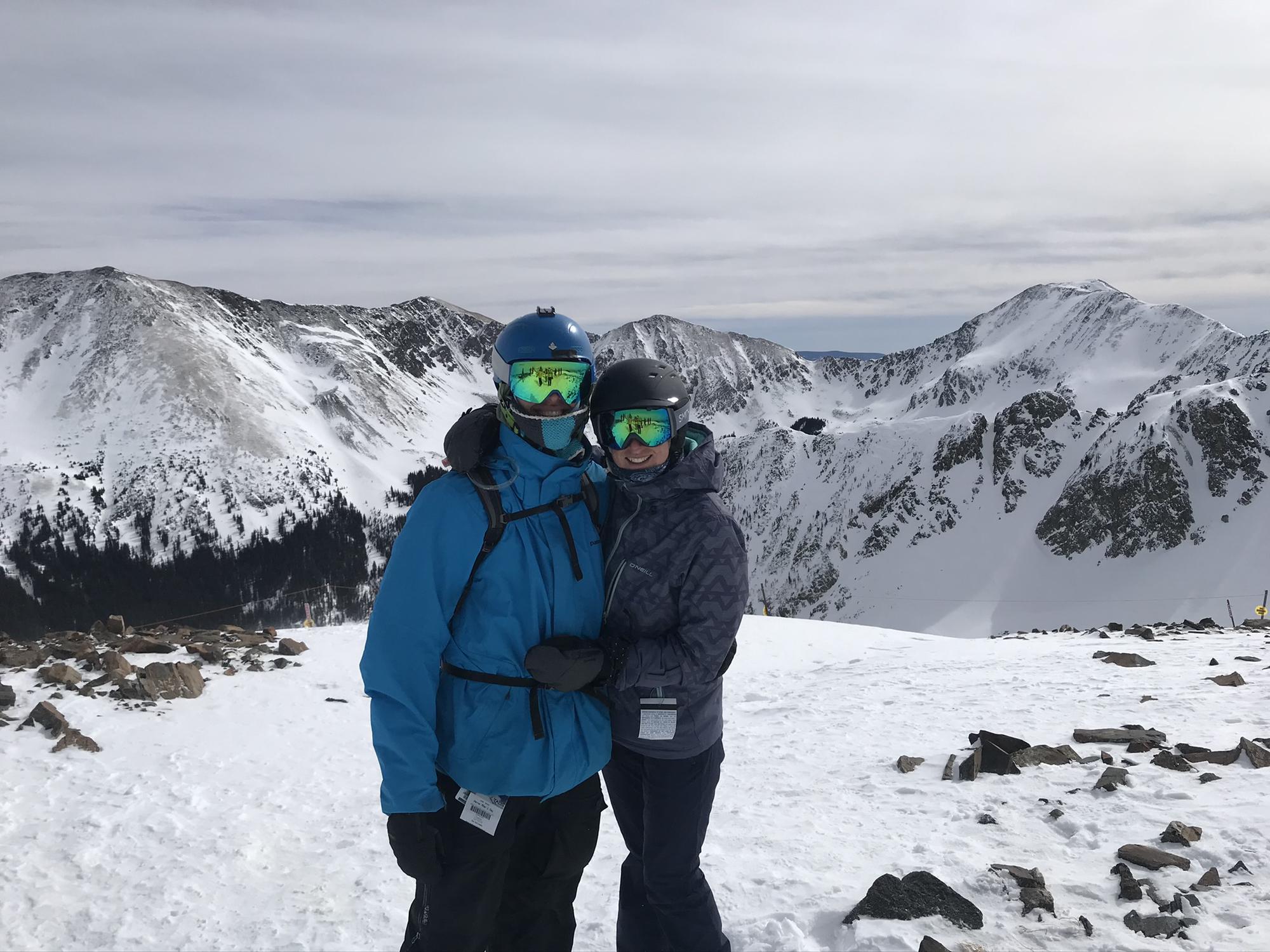 Snowboarding in Taos, NM