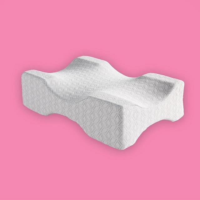 Pillow Cube Knee Cube Deluxe - Knee Pillow for Side Sleepers, Hip Pain Relief, Between Leg Pillow, Thigh Pillow, Leg Support, Memory Foam - 12"x18"x5"