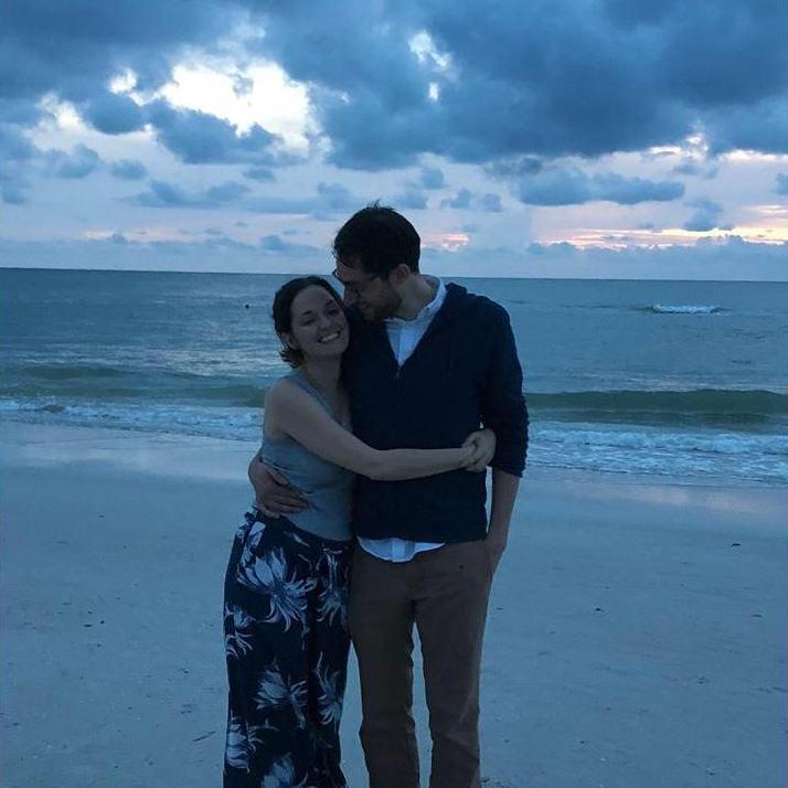 Another shot at the beach, courtesy Kristen's dad.