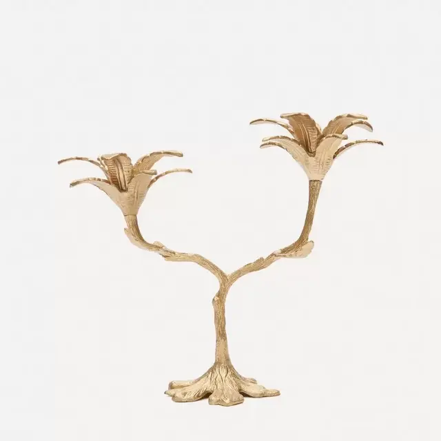 Palash Palm Candlestick Holder