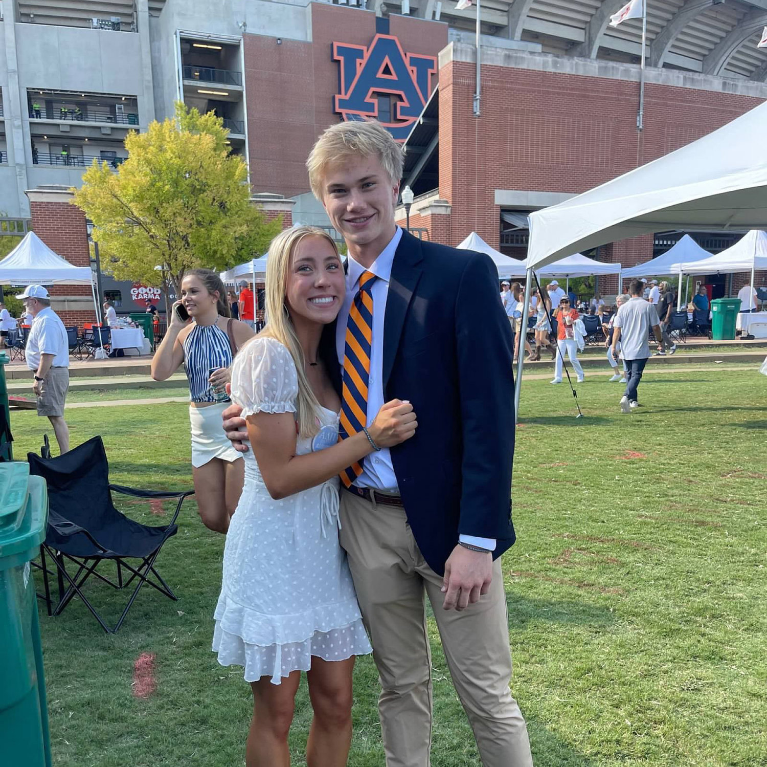 Kathryn's first visit to Auburn!