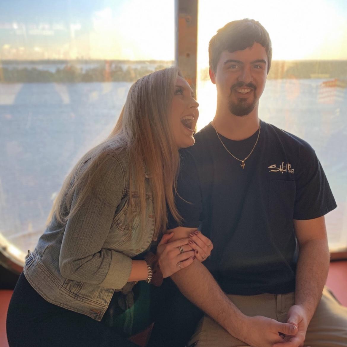 Our first cruise together leaving on Morgan's papas birthday. November 9, 2019.