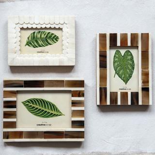 Wood Horn Photo Frame