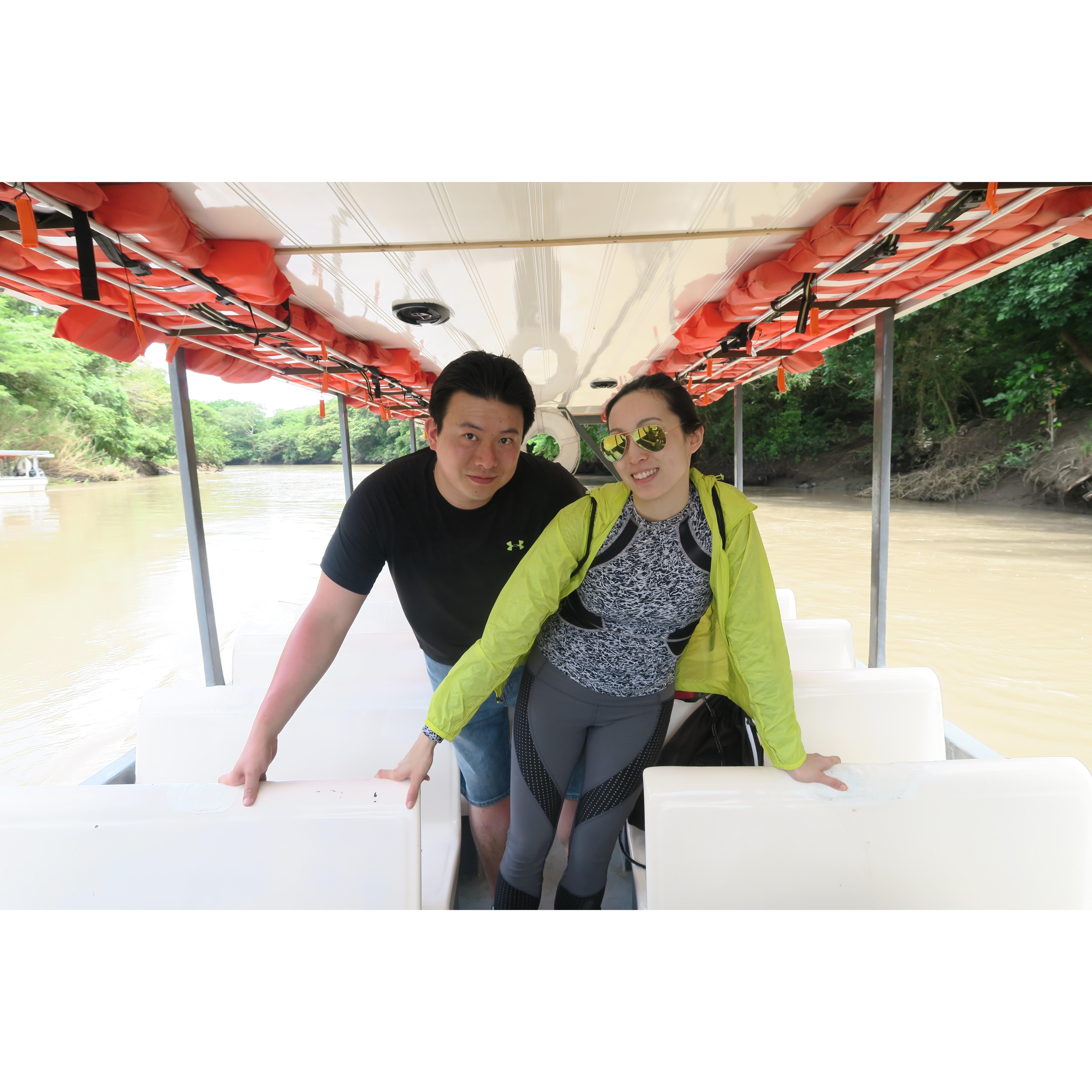 Costa Rica wild life boat tour