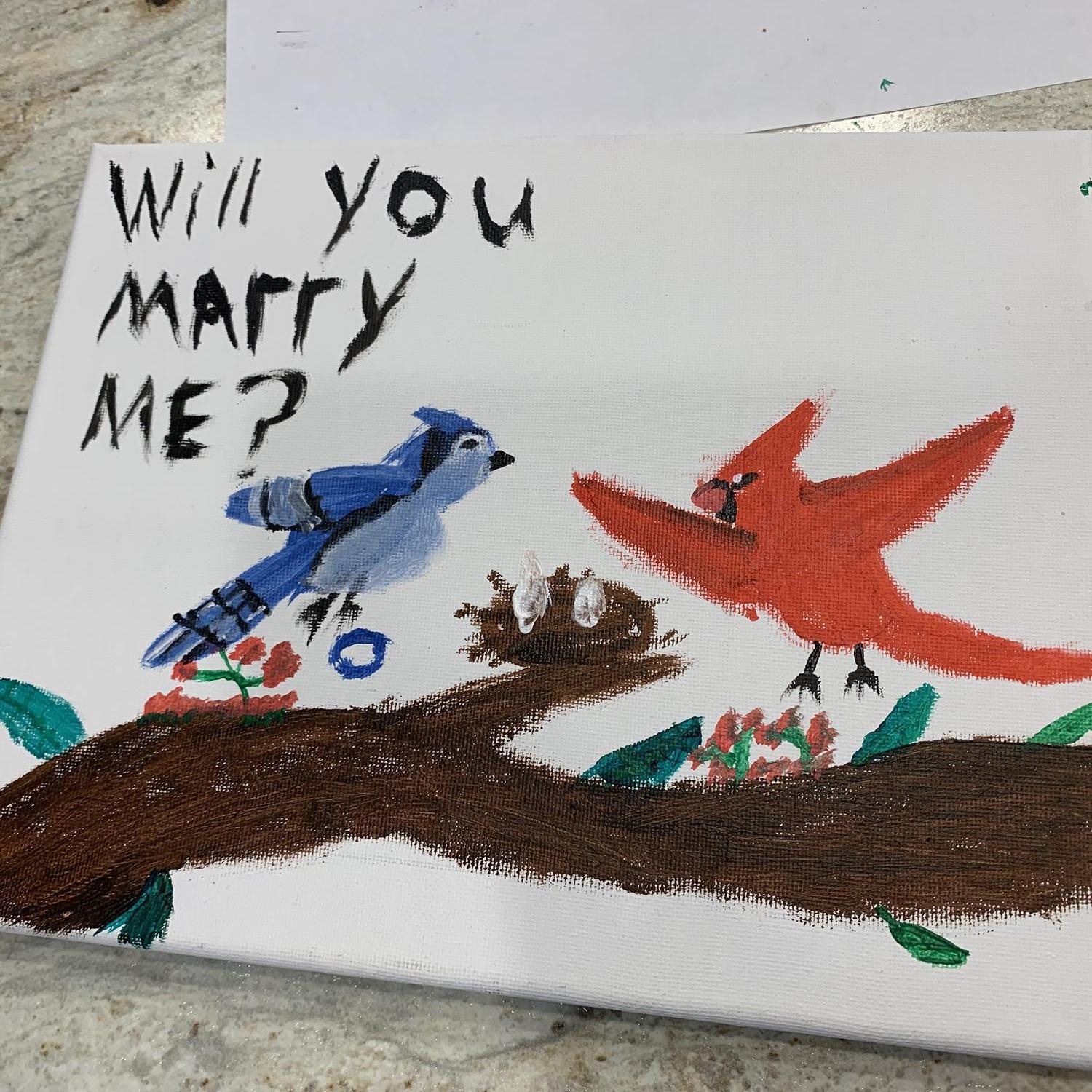 How he proposed.