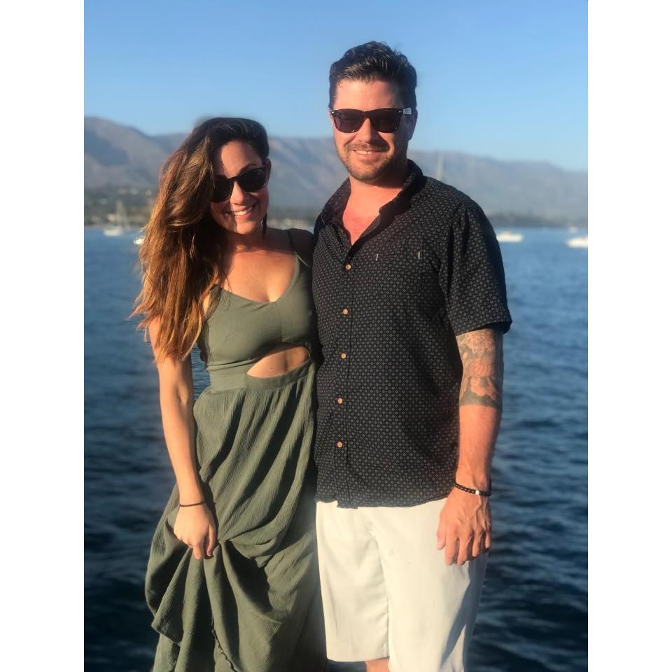 Taking in the sights at Fisherman's Wharf in Santa Barbara