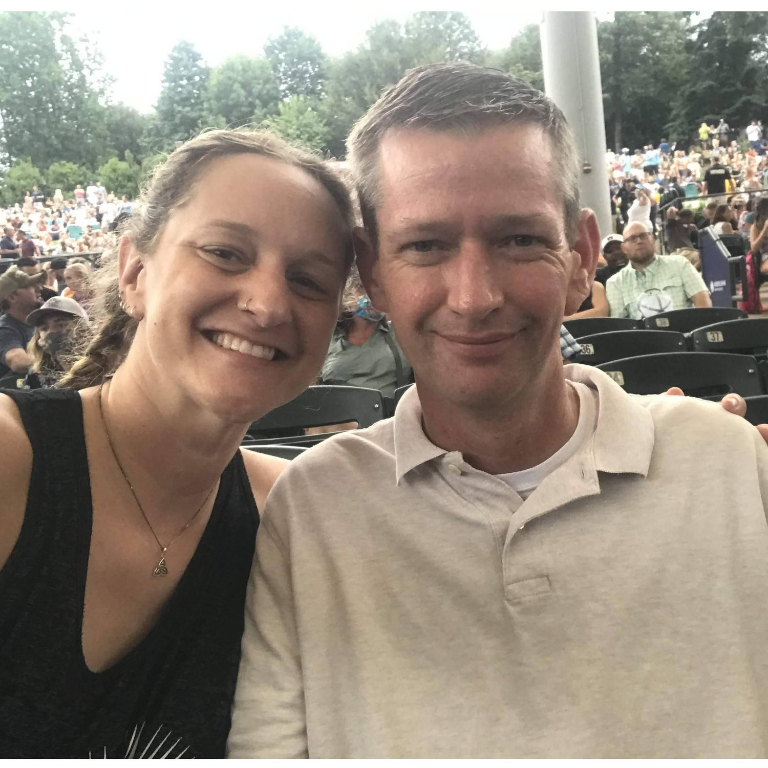 You know she loves him... she went to a Dave Matthews Band concert with him.
