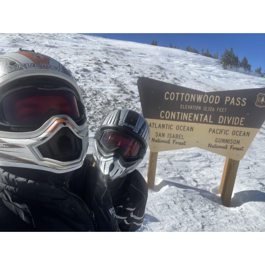 Snowmobiling at the Continental Divide (February 2022)