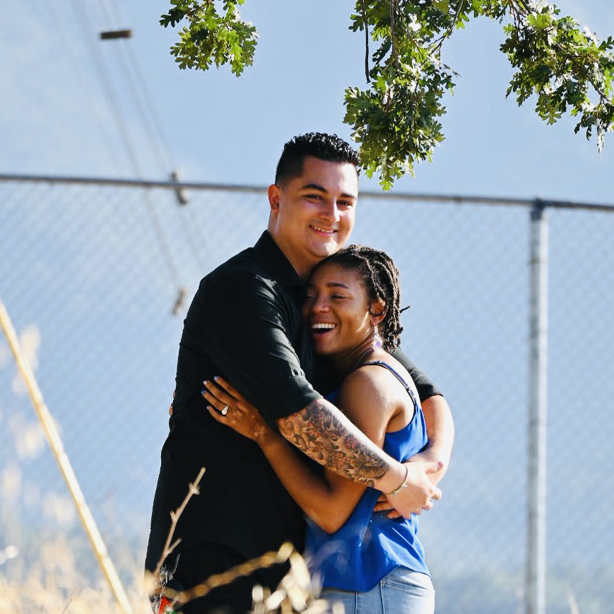 Josh: "Smile for the camera"
Jocelynn: "Oh my god, oh my god, oh my god"