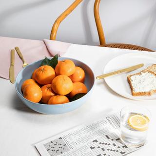 Shell Bisque Round Serving Bowl