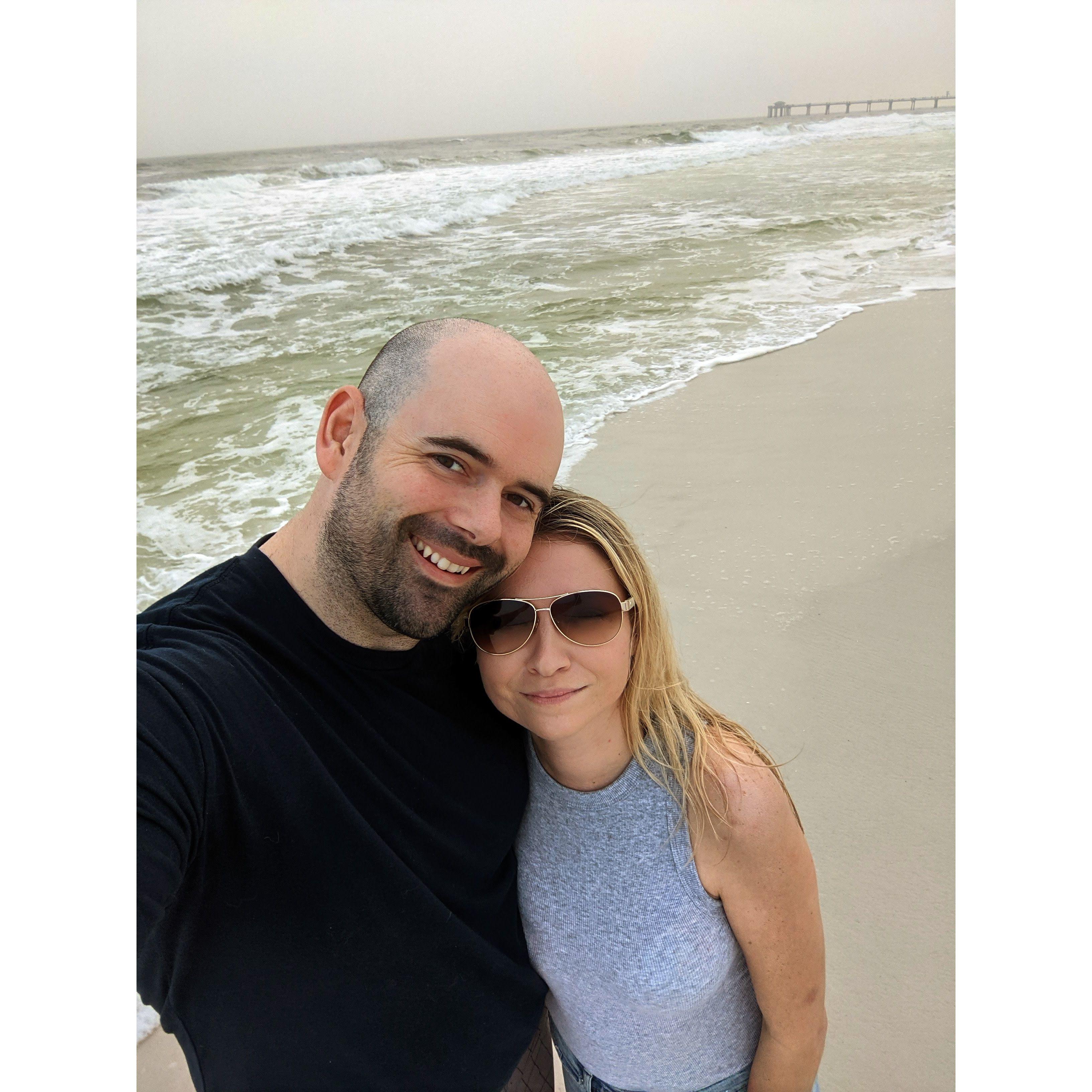 Our first beach day